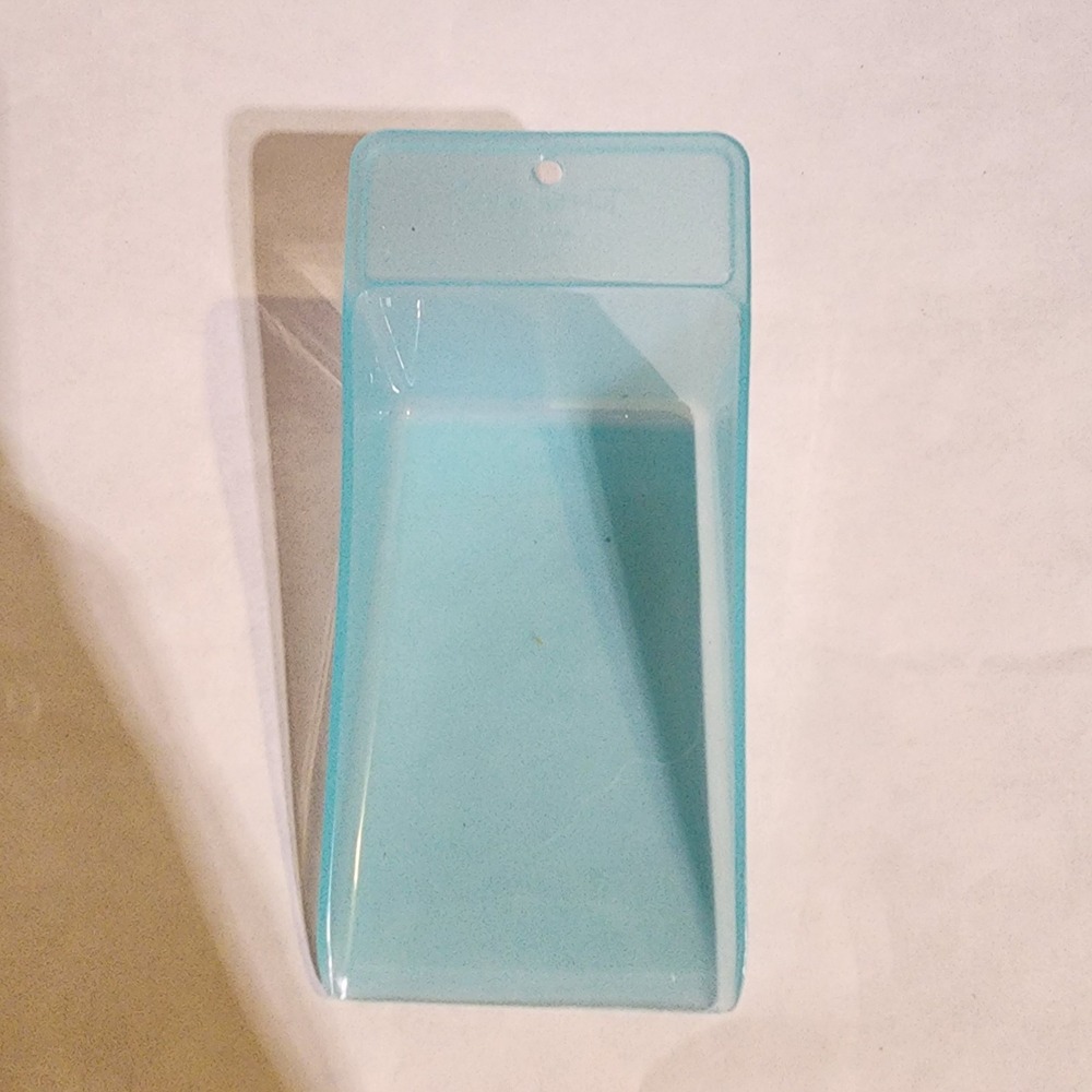 âïž Vintage Tupperware Sugar Flour Wedge Scoopsâ Flat Bottoms RARE Clear Blue